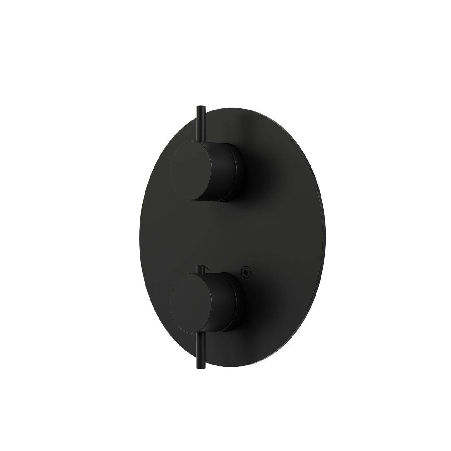 Aqua Brass Round Shower Trim 2-way Shared