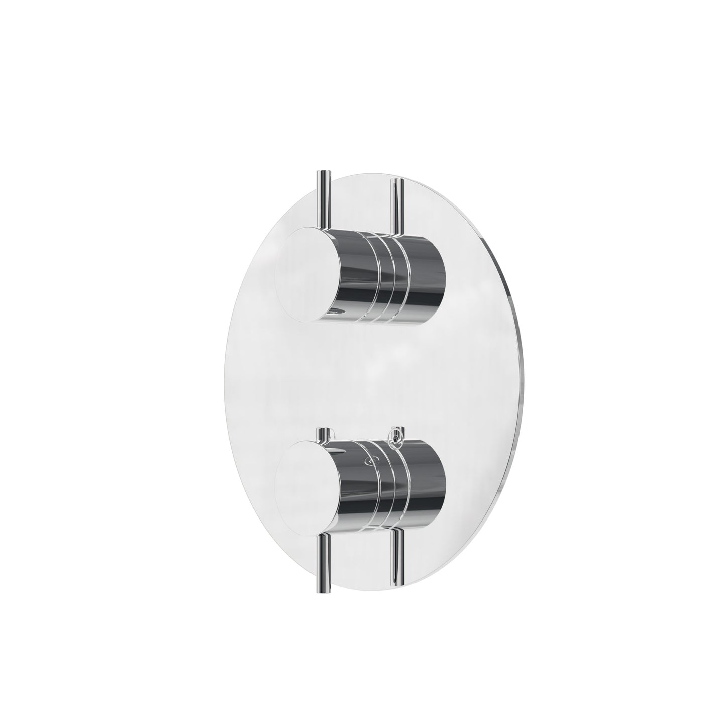 Aqua Brass Round Shower Trim 2-way Shared