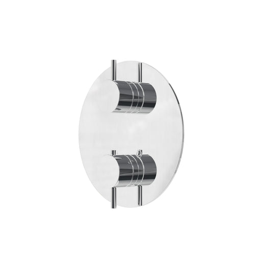 Aqua Brass Round Shower Trim 2-way Non-shared