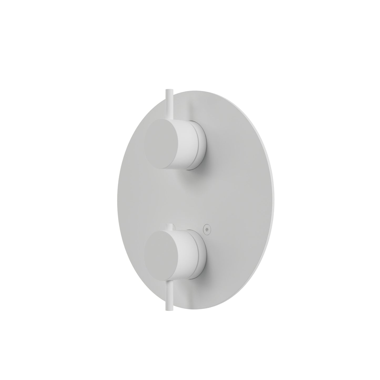 Aqua Brass Round Shower Trim 2-way Shared