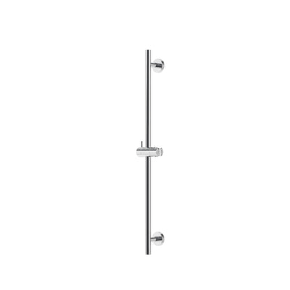 Aqua Brass Round Shower Rail with Round Flanges