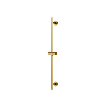 Aqua Brass Round Shower Rail with Round Flanges