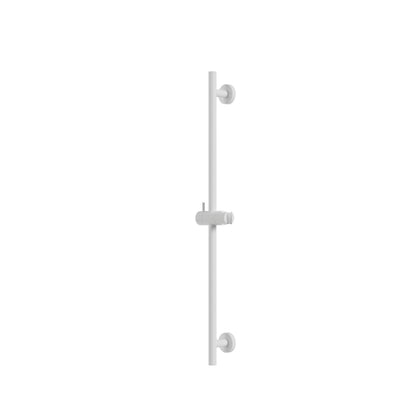 Aqua Brass Round Shower Rail with Round Flanges