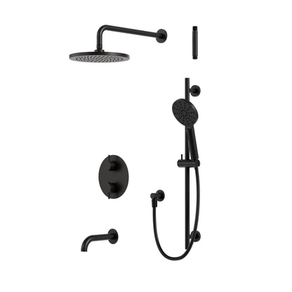 Aqua Brass Umix Thermostatic Shower Trim Kit 3-way Non-shared (G)