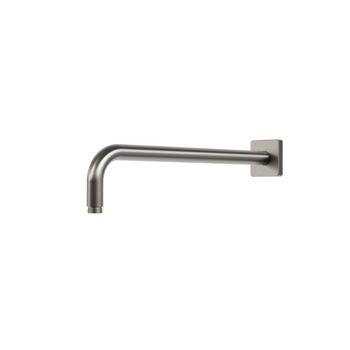 Aqua Brass 15” Wall Shower Arm with Square Flange