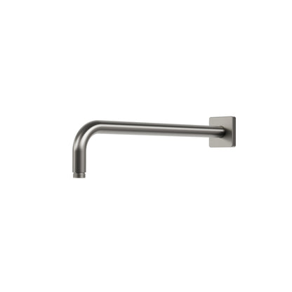 Aqua Brass 15” Wall Shower Arm with Square Flange
