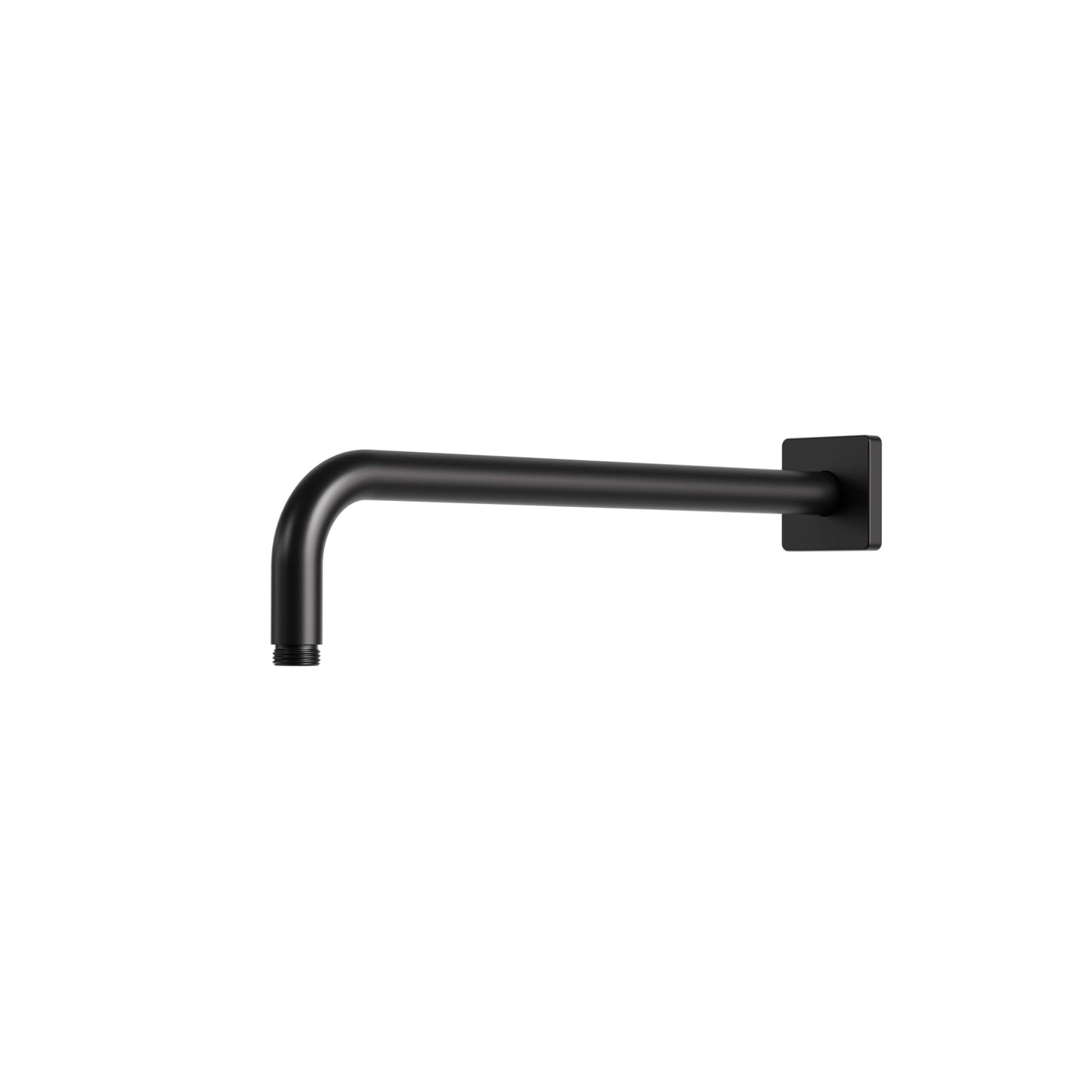 Aqua Brass 15” Wall Shower Arm with Square Flange