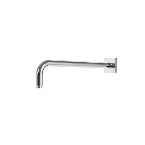 Aqua Brass 15” Wall Shower Arm with Square Flange