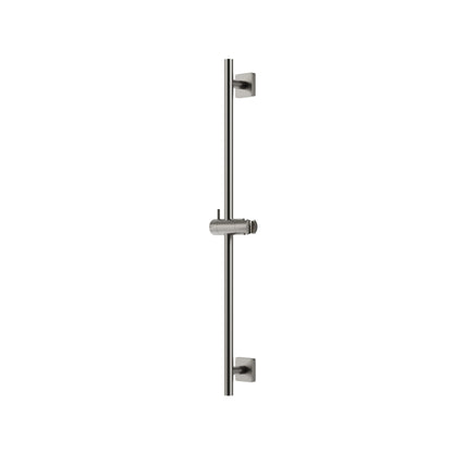 Aqua Brass Round Shower Rail with Square Flanges