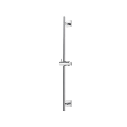 Aqua Brass Round Shower Rail with Square Flanges