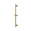 Aqua Brass Round Shower Rail with Square Flanges