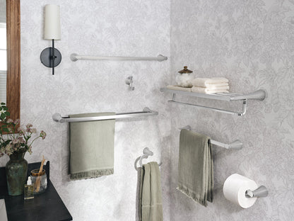 Moen Mikah Chrome double towel bar