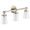 Moen Flara Three Globe Bath Light
