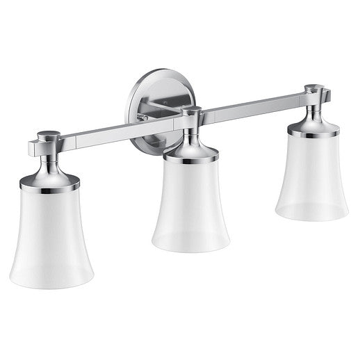 Moen Flara Three Globe Bath Light