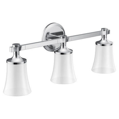 Moen Flara Three Globe Bath Light