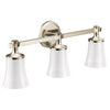 Moen Flara Three Globe Bath Light