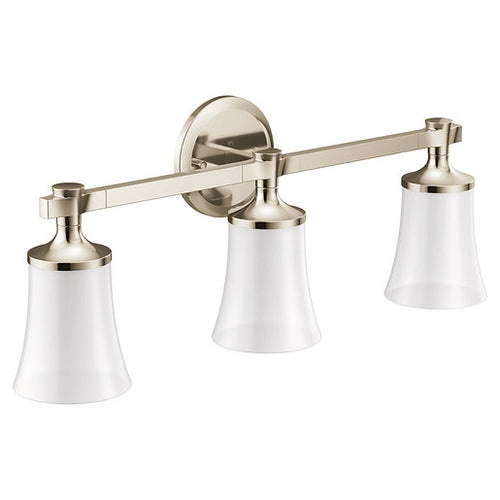 Moen Flara Three Globe Bath Light
