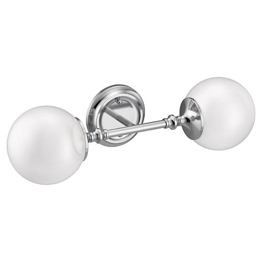 Moen Colinet Chrome two globe bath light