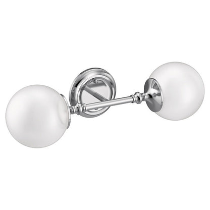 Moen Colinet Chrome two globe bath light