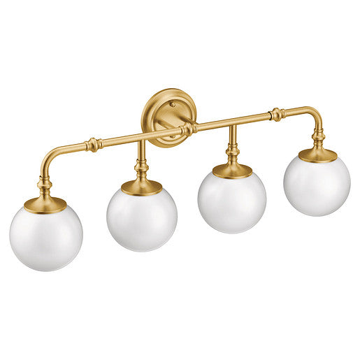 Moen Colinet Chrome four globe bath light