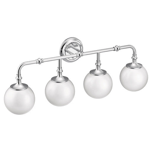 Moen Colinet Chrome four globe bath light