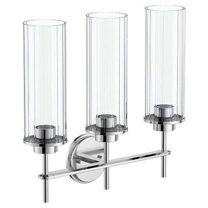 Moen Greenfield Chrome three globe bath light