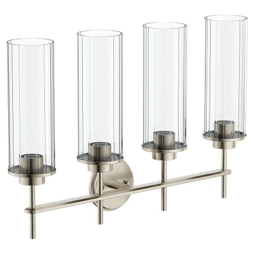 Moen Greenfield Chrome four globe bath light