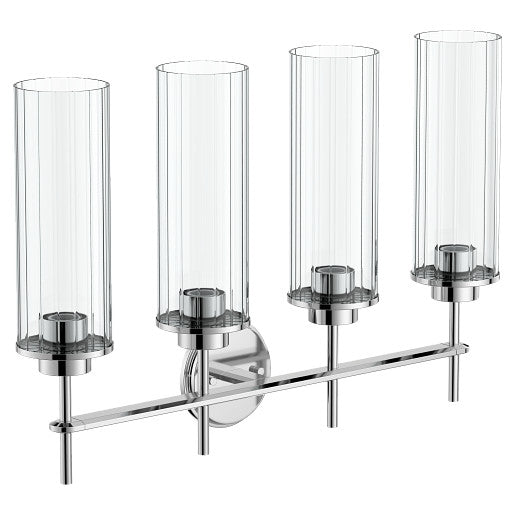 Moen Greenfield Chrome four globe bath light