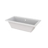 Zitta Bathtub, drop-in without tiling flange, 59 1/2", in glossy white