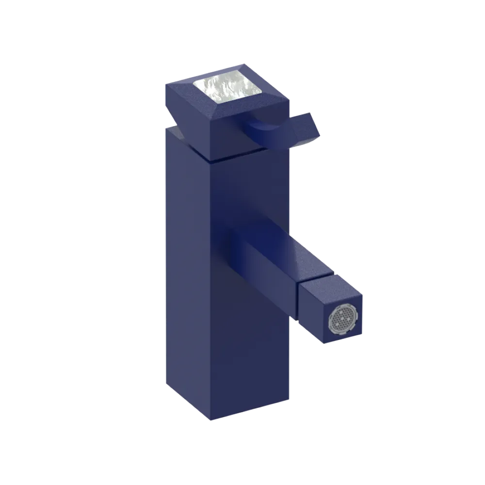 Rubinet Single Control Bidet Fitting (less drain) Midnight Blue