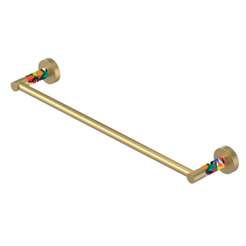 Rubinet Towel Bar 18" Satin Brass