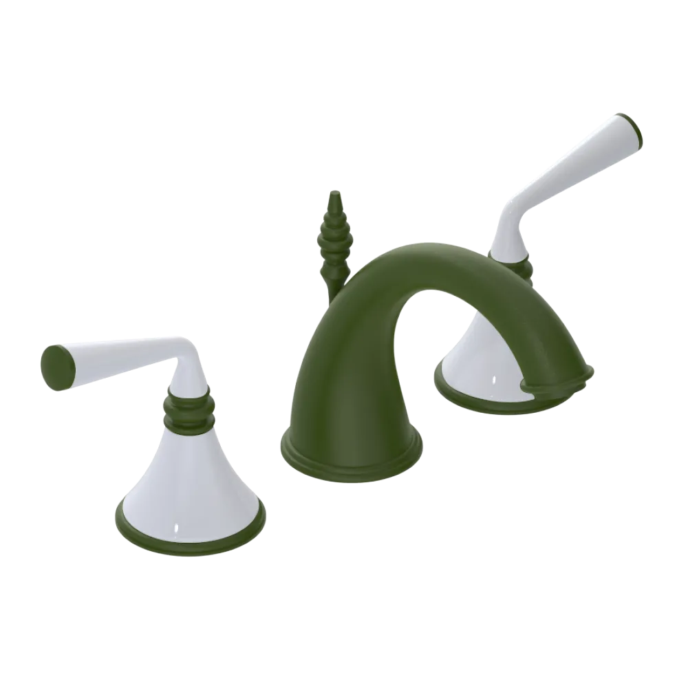 Rubinet Widespread Lav. Set. (less drain) Green Envy