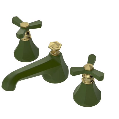 Rubinet Widespread Lav. Set. (less drain) Green Envy