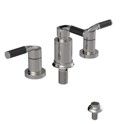 Rubinet Bidet Fitting with Spray, Diverter, and Vacuum Breaker (less drain) Polished Nickel