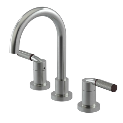 Rubinet Widespread Lav. Set. (less drain) Satin Nickel