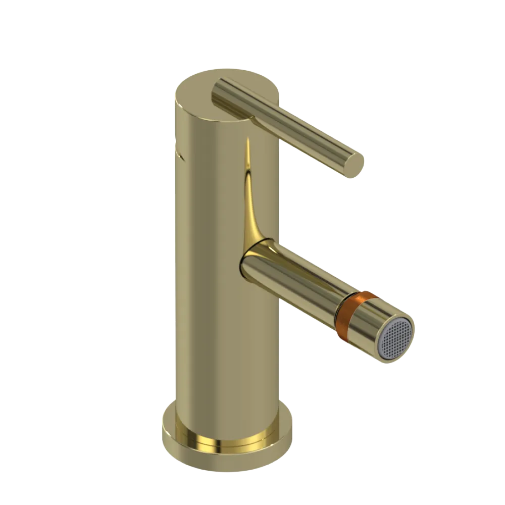 Rubinet Single Control Bidet Fitting (less drain) Gold
