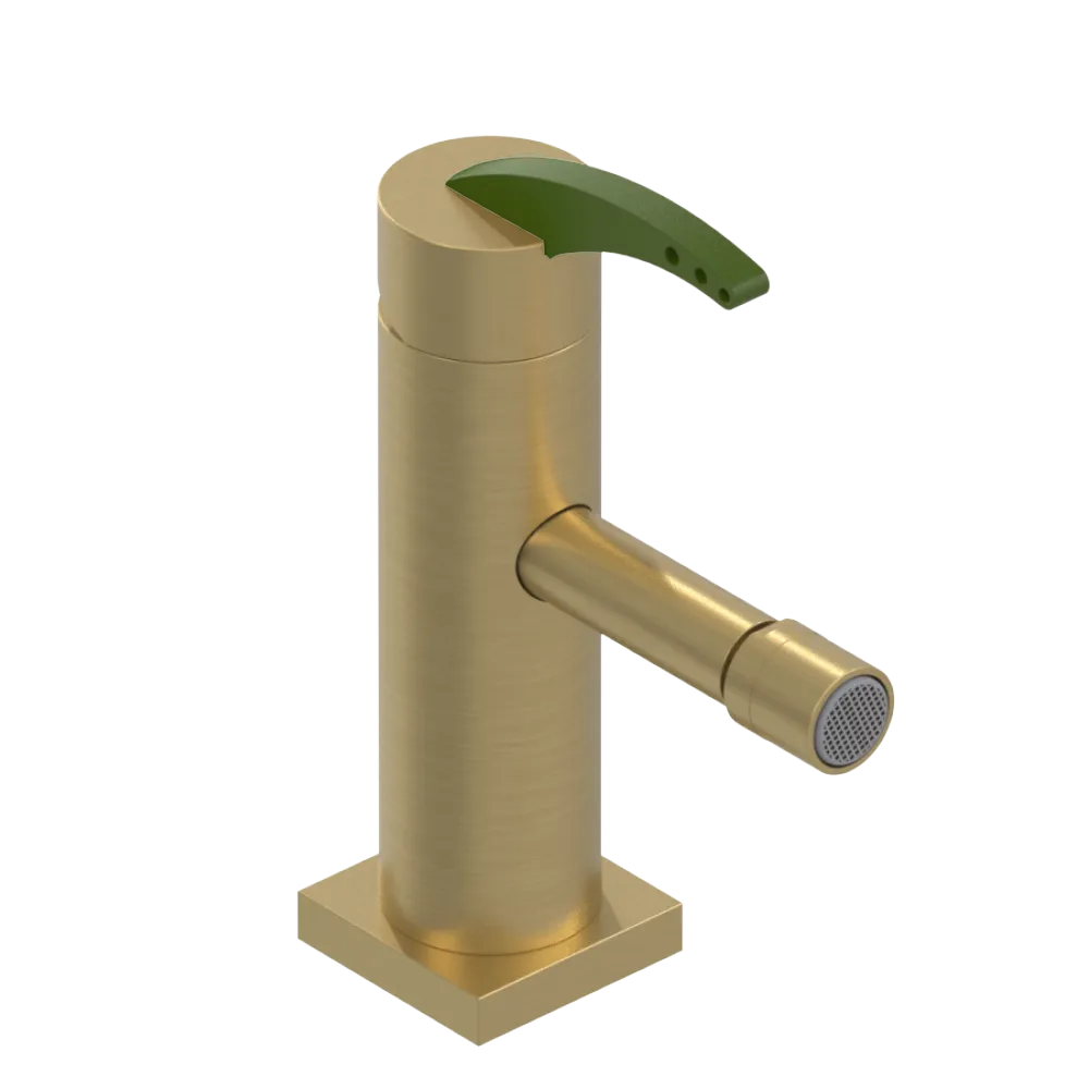 Rubinet Single Control Bidet Fitting (less drain) Satin Gold