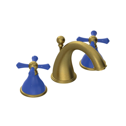 Rubinet Widespread Lav. Set. (less drain) Antique Brass Matt