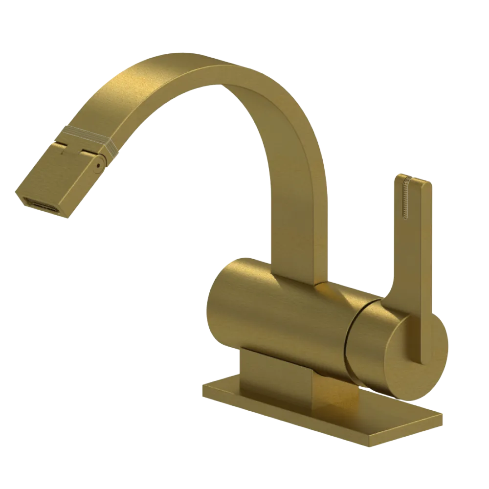 Rubinet Single Control Bidet Fitting (less drain) Antique Brass Matt