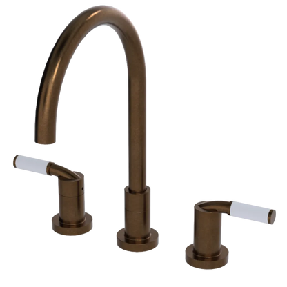 Rubinet Widespread Kitchen Set Tuscan Brass