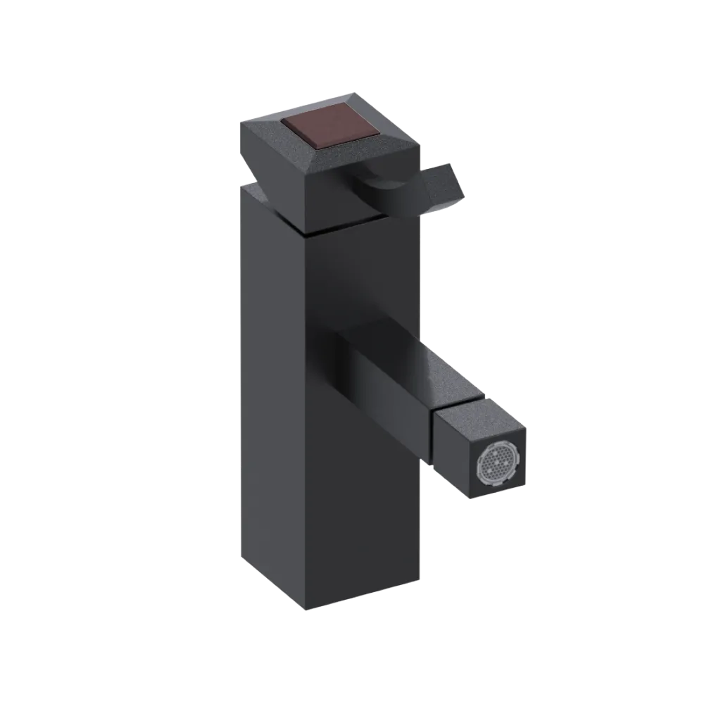 Rubinet Single Control Bidet Fitting (less drain) Matt Black
