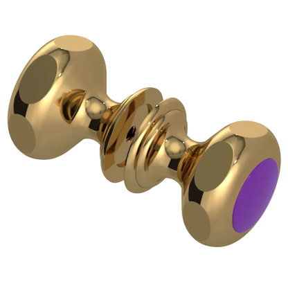 Rubinet Shower Door Knob (set) Gold