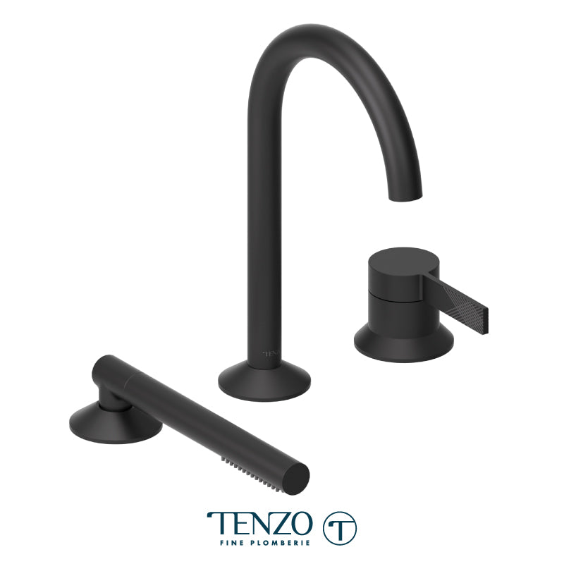 3 pieces deck mount tub filler, Paloma