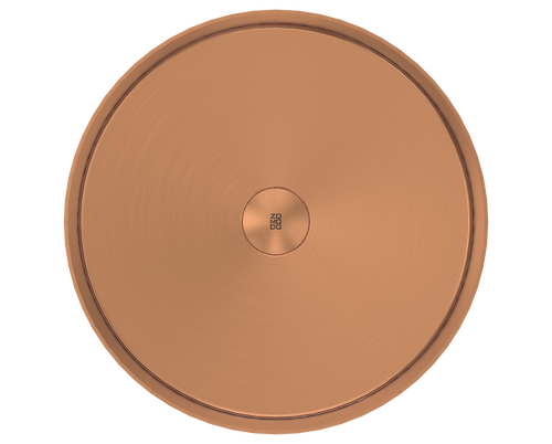 Zomodo 16" Round Vessel Sink - Rio Bronze