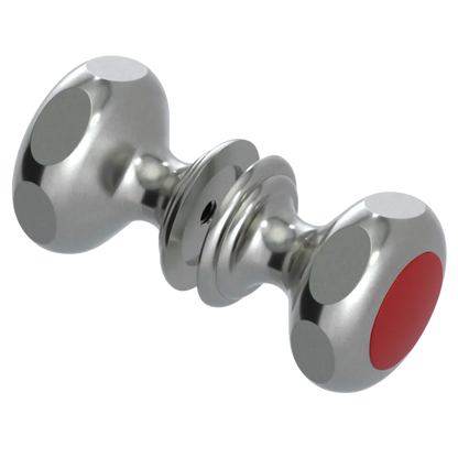 Rubinet Shower Door Knob (set) Satin Nickel