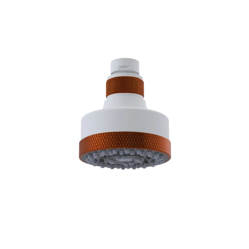 Rubinet 3 FUNCTION SHOWER HEAD Matt White