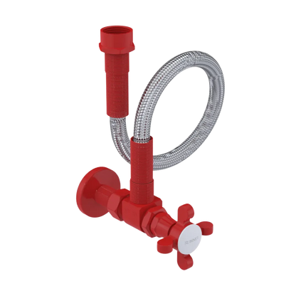 Rubinet Exposed Supply Kit (classic) x2 Red