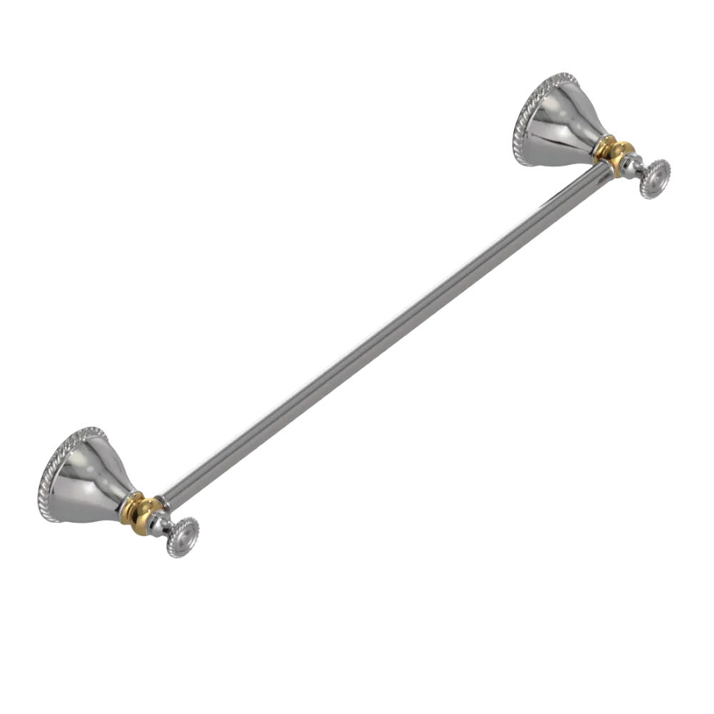 Rubinet Towel Bar 18" Polished Nickel
