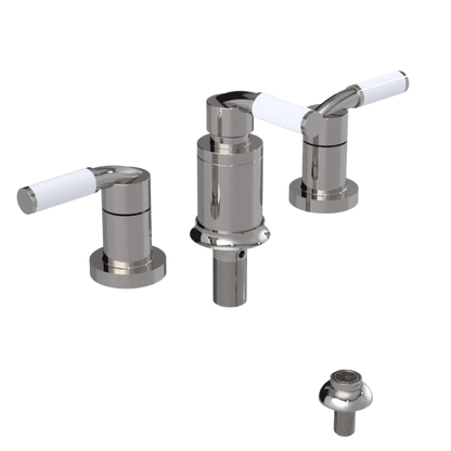 Rubinet Bidet Fitting with Spray, Diverter, and Vacuum Breaker (less drain) Polished Nickel