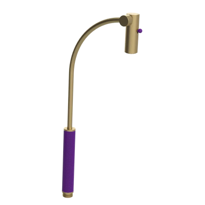Rubinet Hand Held Shower Bidet Only Satin Brass
